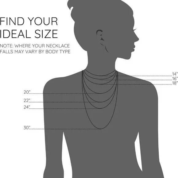 Sterling Silver Gold Plated Chain Necklace 18 Inch Women Men Layered Jewelry